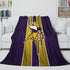 Minnesota Vikings Blanket Flannel Fleece Throw Room Decoration