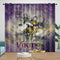 Minnesota Vikings Curtains Blackout Window Drapes Room Decoration