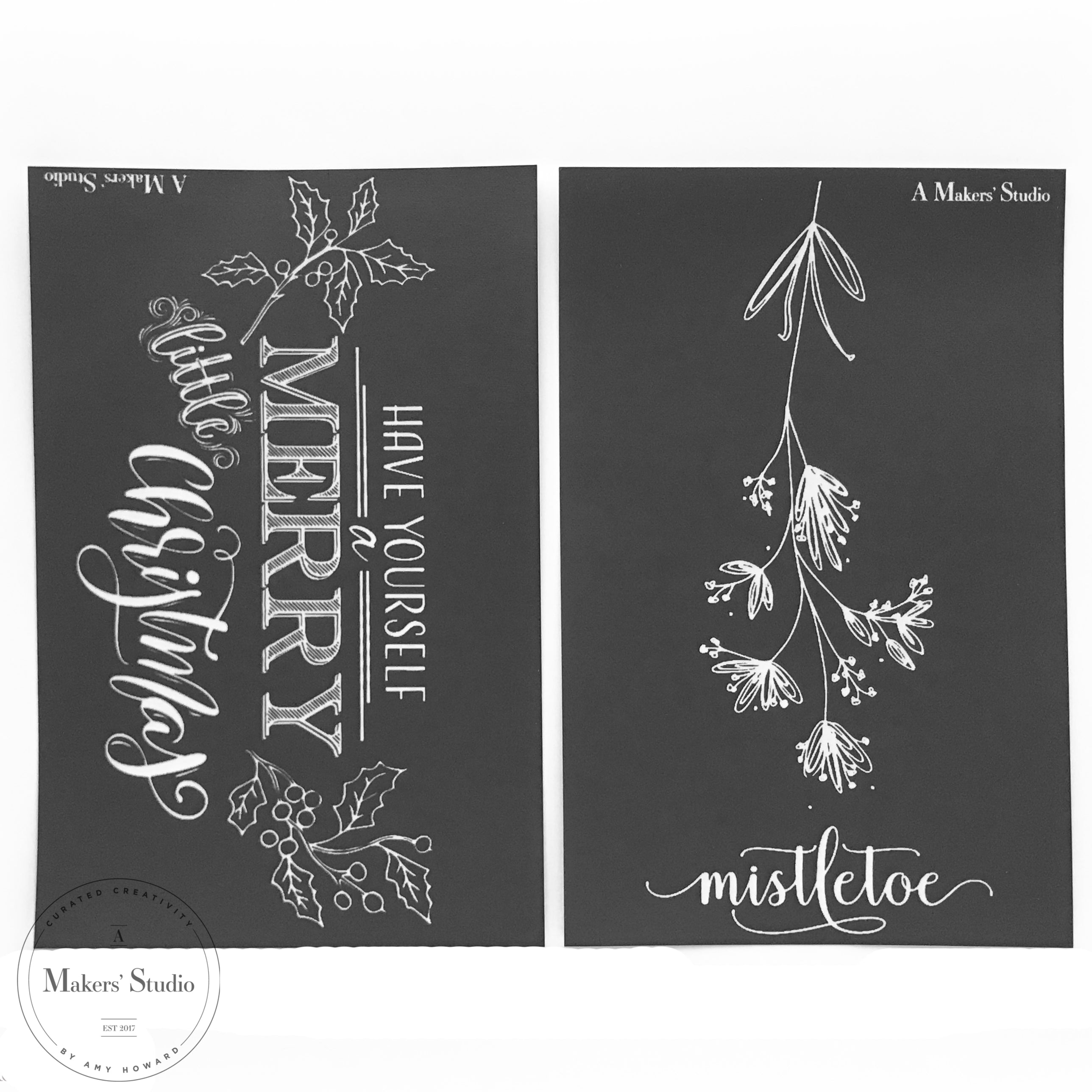 Mistletoe - Mesh Stencil 2 pack 5.5x8.5