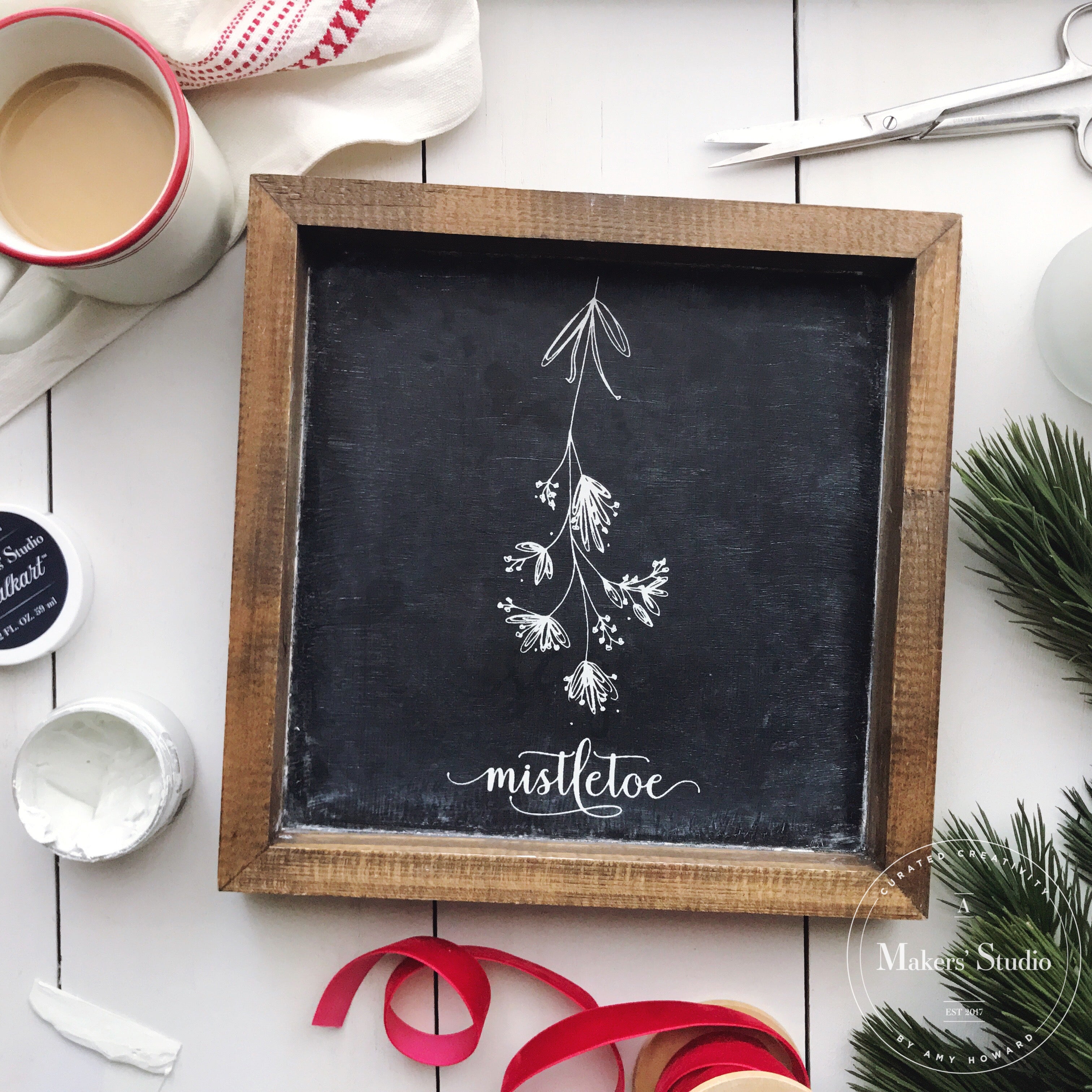 Mistletoe - Mesh Stencil 2 pack 5.5x8.5