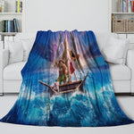 Moana 2 Blanket Flannel Throw Room Decoration