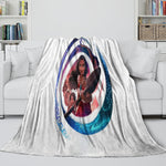 Moana 2 Blanket Flannel Throw Room Decoration