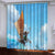 Moana Curtains Pattern Blackout Window Drapes