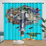 Mob Psycho 100 Curtains Blackout Window Drapes Room Decoration