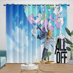 Mob Psycho 100 Curtains Blackout Window Drapes Room Decoration