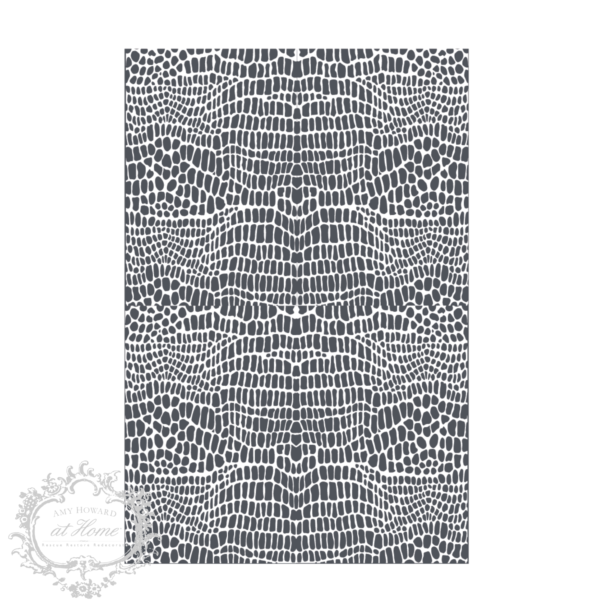 Mock Croc - Mesh Stencil 12x18
