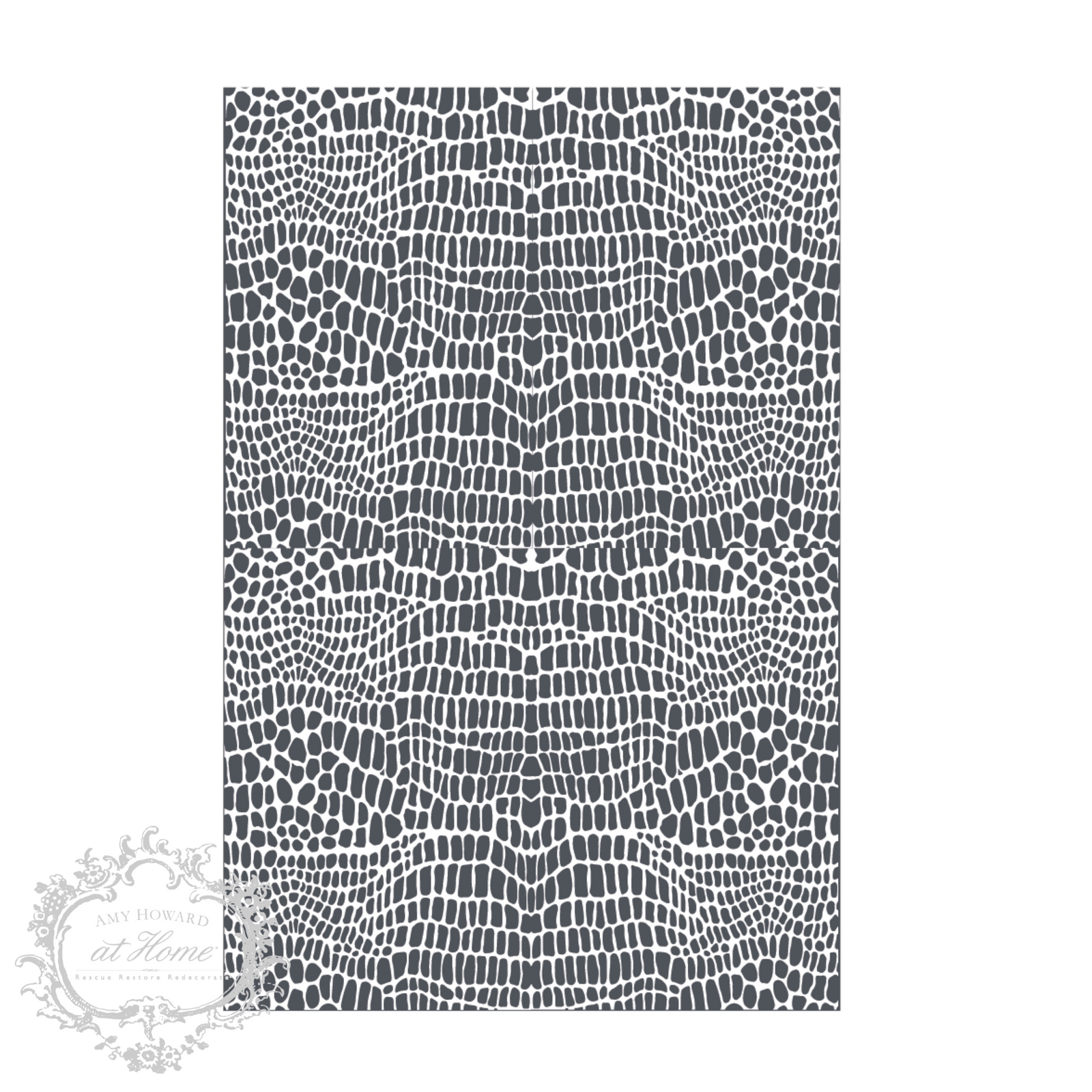 Mock Croc - Mesh Stencil 12x18