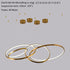 Large Ring Stainless Steel Light Fixture for Staircase