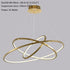 Large Ring Stainless Steel Light Fixture for Staircase