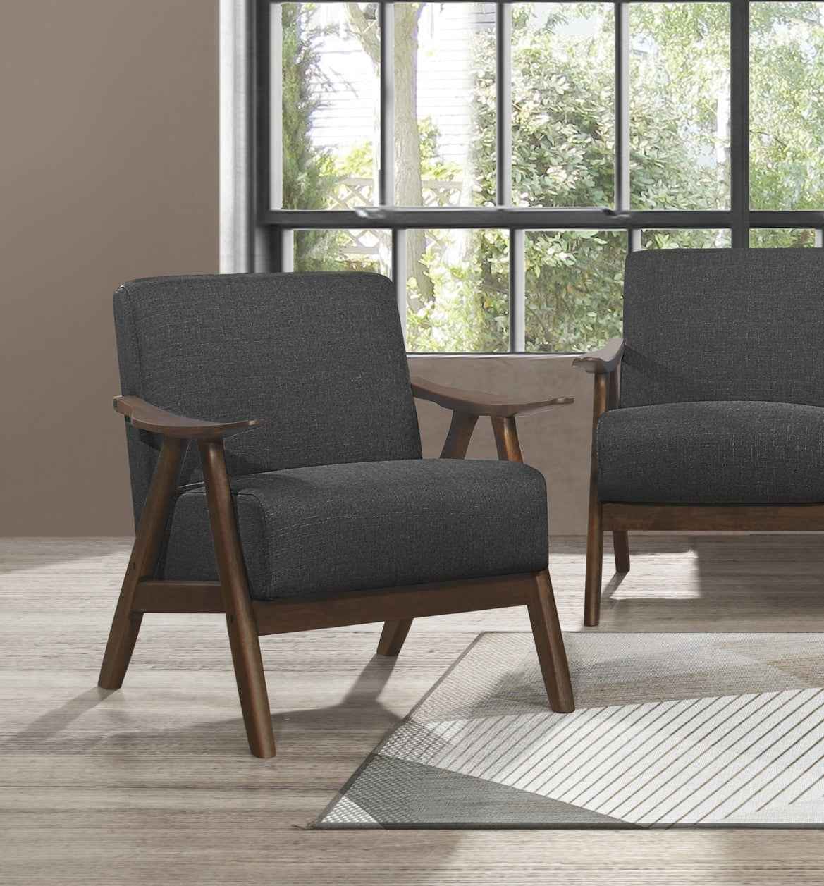 Walker Edison | Elevated Traditional Upholstered Accent Chair