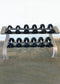 Two Tier 6 Pairs Dumbbell Rack - Muscle D Fitness - Durable 2 Tier 6 Pair Dumbbell Rack