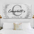 Family Name Sign -  Monogram Sign