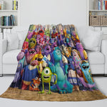 Monsters University Blanket Flannel Fleece Throw Room Decoration