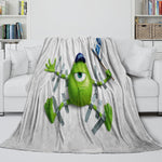 Monsters University Blanket Flannel Fleece Throw Room Decoration
