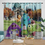 Monsters University Curtains Blackout Window Drapes Room Decoration