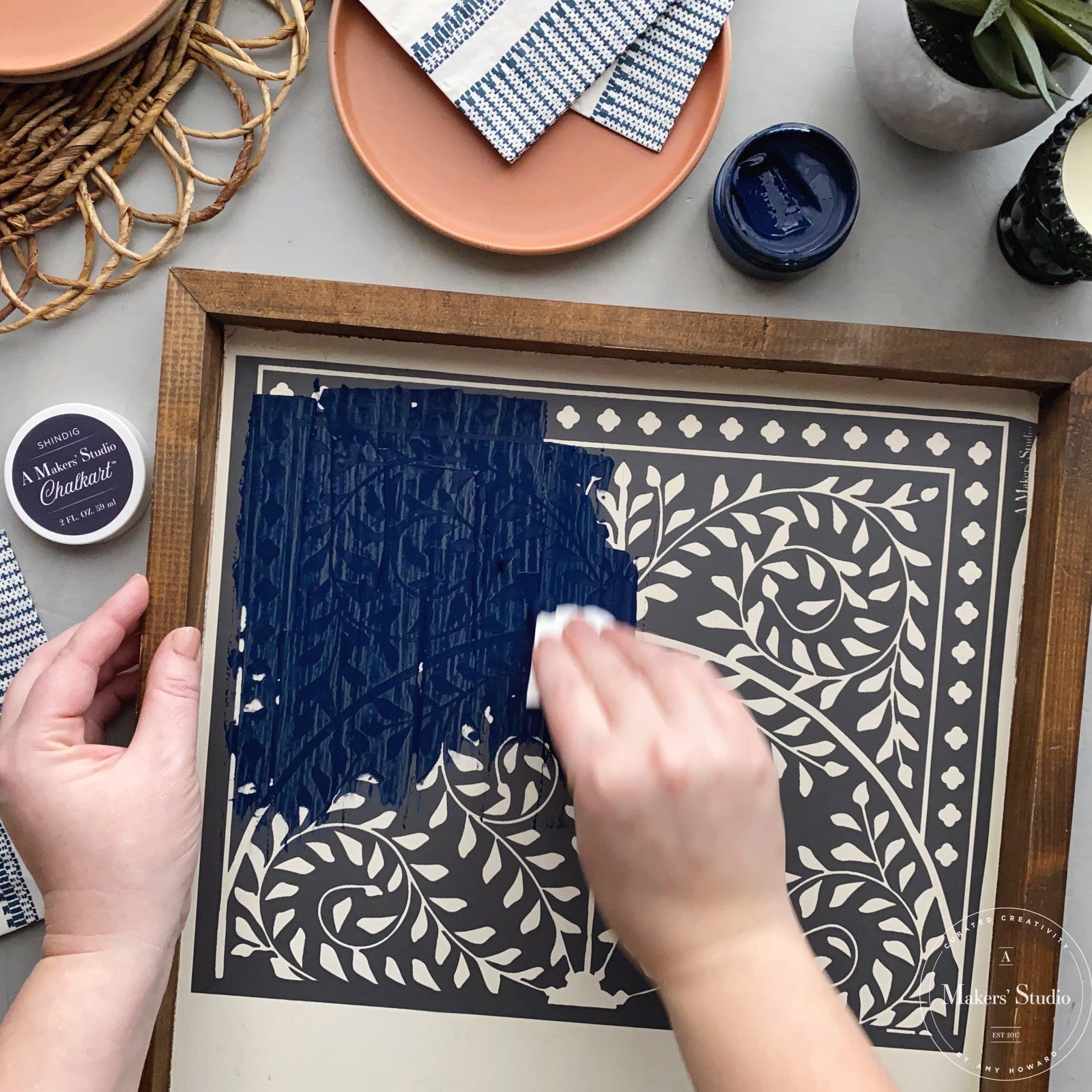 Moroccan Influence - Mesh Stencil 12x18