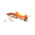 Basics Collection - Foam Hoppers Dry Fly Assortment - 10 Dry Fishing Grasshopper Flies - 5 Patterns - Hook Size 10