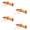 4 Pack Moorish Hopper Brown Tan Foam Body Grasshopper Fly - Hook Size 10