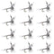Mosquito Classic Trout Dry Fly Fishing Flies - 1 Dozen Size 10