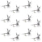Barbless Mosquito Classic Trout Dry Fly Fishing 1 Dozen Flies - Hook Size 18