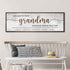 Personalized Mothers Day Gift for Grandma Sign II