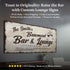 Basement Bar And Lounge Sign