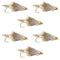 Cone Head Muddler Minnow Trout and Bass Streamer Fly - 6 Flies Hook Size 10