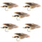 Muddler Minnow Fly Fishing Flies - Classic Bass and Trout Streamers - Set of 6 Flies Hook Size 4