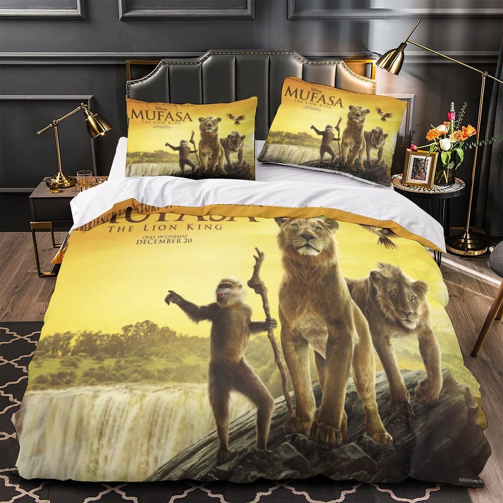 Mufasa The Lion King Bedding Set Quilt Cover Without Filler