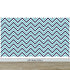 Seaside Chic Decor. Navy Blue and Teal Chevron Pattern Wallpaper. #6222
