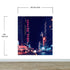 Personalized Neon Name on City Billboard Wall Mural. #6595