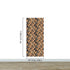 Modern Design Wooden Zigzag Panel Wallpaper Mural. #6736