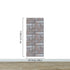 Modern Urban Wallpaper Decor. Metal Steel 3D Wall Mural. #6740