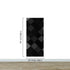Modern Black and White Polka Dot Peel and Stick Wall Mural. #6964