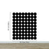 Modern Geometric Black Circle Wallpaper Mural. #6675