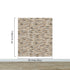 Brick Pattern Wallpaper Mural. Light Tan and Brown Color. #6801