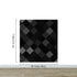Modern Black and White Polka Dot Peel and Stick Wall Mural. #6964