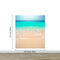 Tropical White Sand Paradise Beach Ocean Wave Scenery Wall Mural. #6201