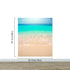 Tropical White Sand Paradise Beach Ocean Wave Scenery Wall Mural. #6201