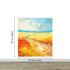 Beach Dune Wall Mural – Abstract Color Painting. #7078
