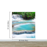 Kuang Si Thailand Waterfall Wallpaper Mural. #6041