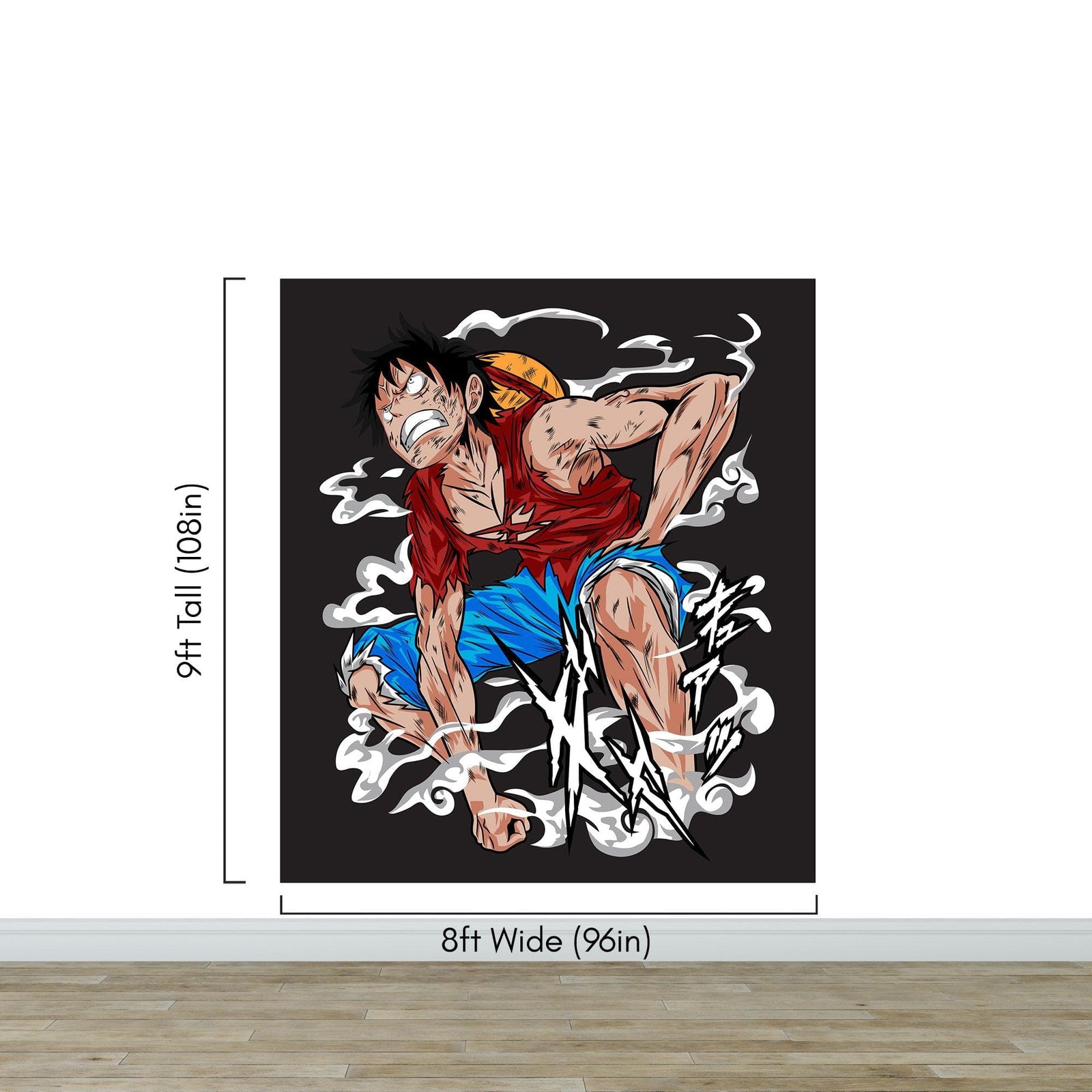 Straw Hat Pirate Anime Wall Mural Wallpaper. #A1004