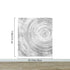 Tree Rings Wallpaper Mural. Black and White  Modern Wood Grain Circle Pattern. #7022