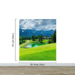 Golf Course Mountain View Wallpaper. #6767