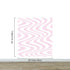 Pink Swirly Lines Abstract Wallpaper Mural. #6635