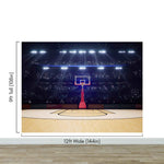Basketball Court Stadium Wallpaper Mural. #7013