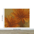 Vintage Pastel Floral Wallpaper – Yellow and Orange Botanical Flower Painting Wall Mural. #6855