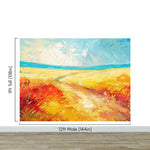 Beach Dune Wall Mural – Abstract Color Painting. #7078