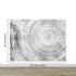 Tree Rings Wallpaper Mural. Black and White  Modern Wood Grain Circle Pattern. #7022
