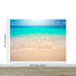 Tropical White Sand Paradise Beach Ocean Wave Scenery Wall Mural. #6201